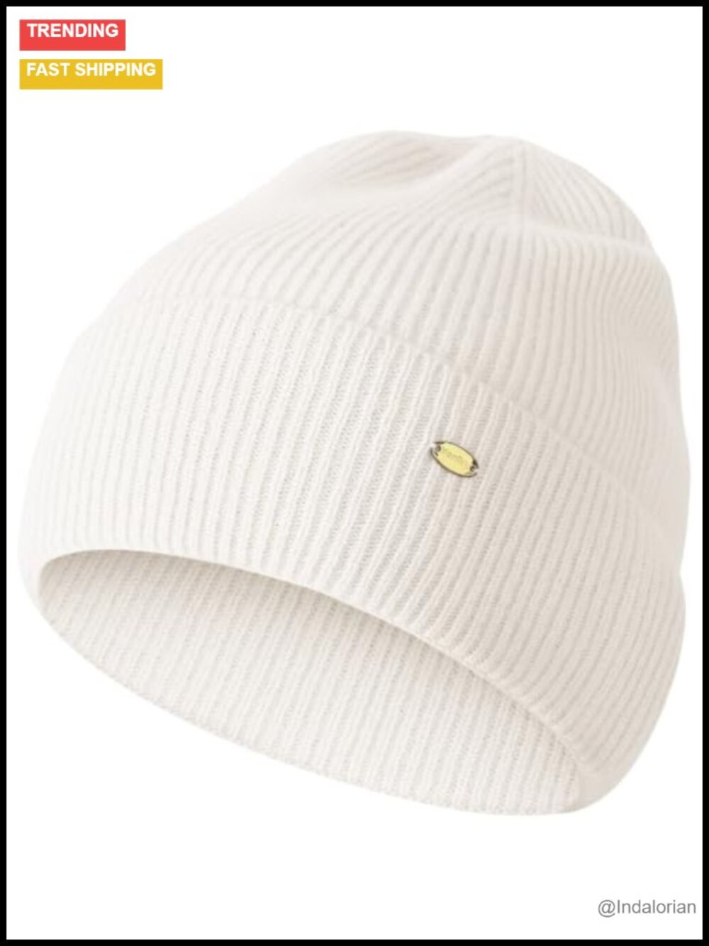 100% Merino Wool Cuffed Beanie Winter Hat Men Women